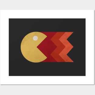 Vintage Retro Pacman Posters and Art